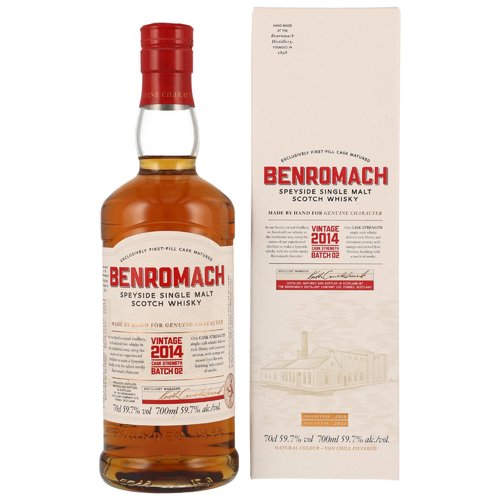 Benromach 2014/2023 Cask Strength Batch 2, 59,7%Vol. (0,7l)