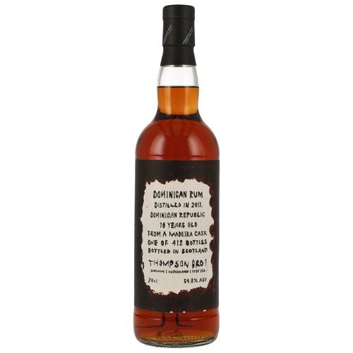Dominican Rum 2013/2023 10J. Thompson Bros., 54,8%Vol. (0,7l)