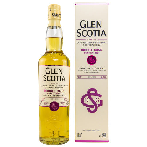 Glen Scotia Double Cask Rum Cask Finish, 46%Vol. (0,7l)