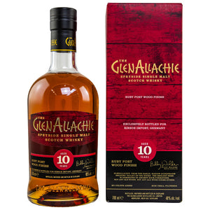 GlenAllachie 10J. Ruby Port Wood Finish Germany Exclusive, 48%Vol. (0,7l)