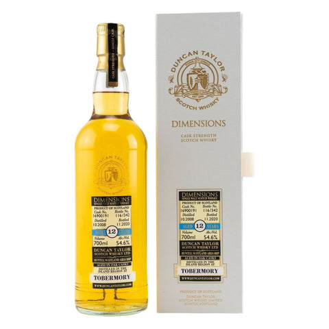 Tobermory 2008/2020 Duncan Taylor Dimensions, 54,6%Vol. (0,7l)