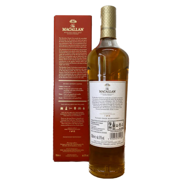 Macallan Classic Cut 2021 Whisky, 51% Vol. (0,7l, 341,43€/l)