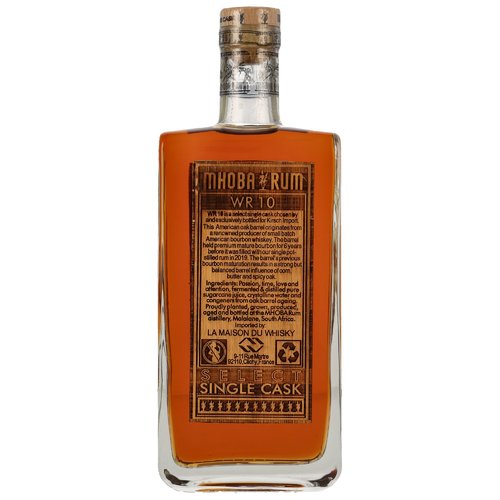 Mhoba Rum 2019/2023 Woodford Bourbon Cask für Kirsch Import, 63,5%Vol. (0,7l)