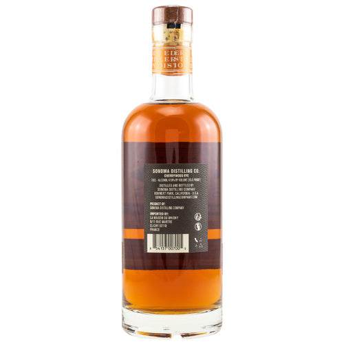 Sonoma County Cherrywood Smoked Rye, 47,8%Vol.(0,7l)