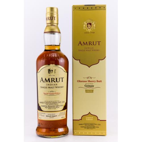 Amrut Oloroso Sherry Butt Fassstärke, 60%Vol. (0,7l)