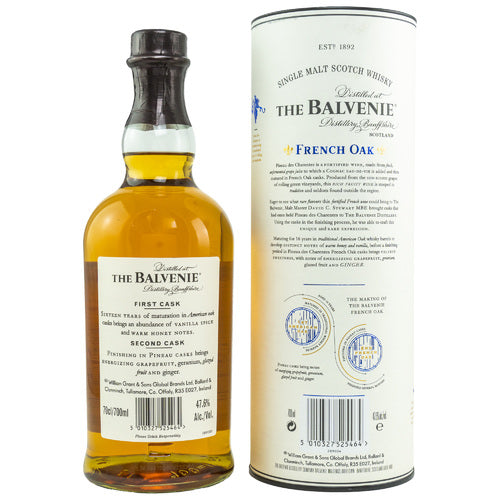 Balvenie 16J. French Oak, 47,6%Vol. (0,7l)