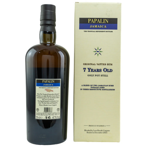 Papalin 7J. Jamaica Rum, 47%Vol. (0,7l)