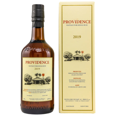 Providence 2019 Haitian Pure Single Rum, 52%Vol. (0,7l)